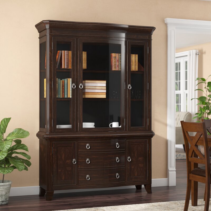 Darby Home Co Kinsman Lighted China Cabinet  Reviews 
